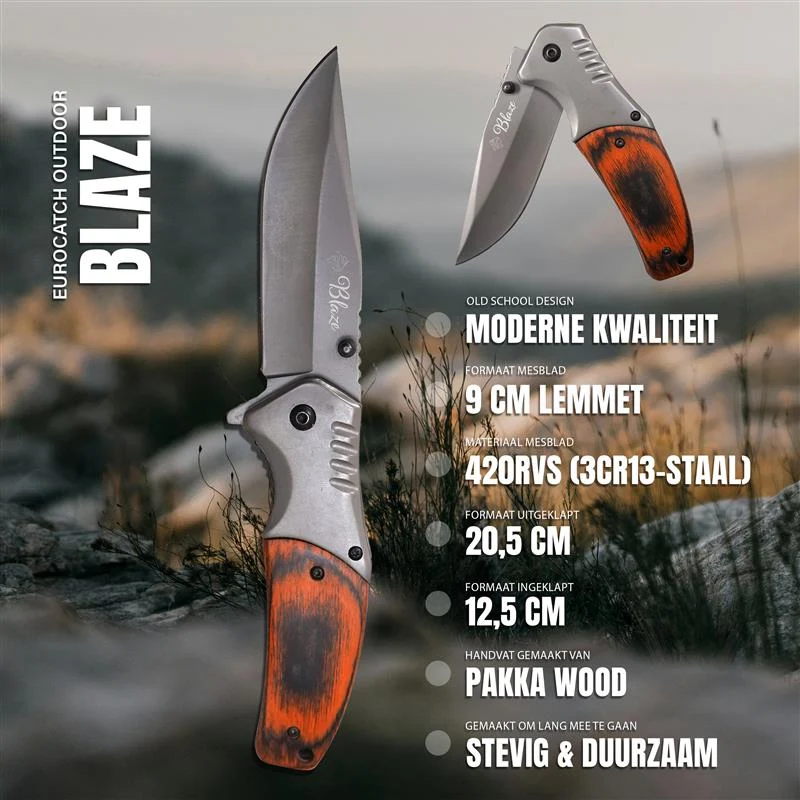 Eurocatch Klappmesser 420RVS Blade