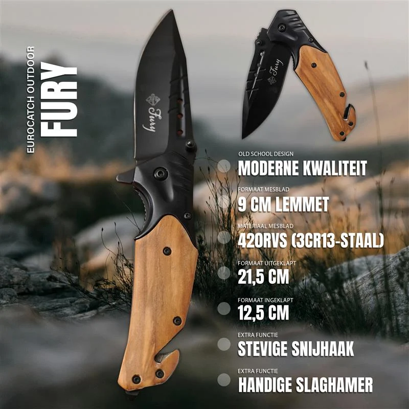 Eurocatch Klappmesser 420RVS Blade