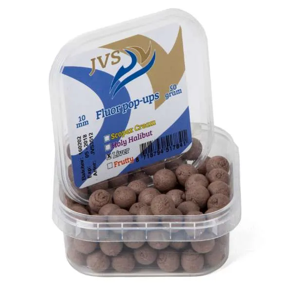 JVS Scopex Cream Fluor Pop-Up Boilie 10 mm