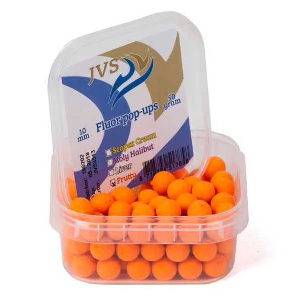 JVS Scopex Cream Fluor Pop-Up Boilie 10 mm