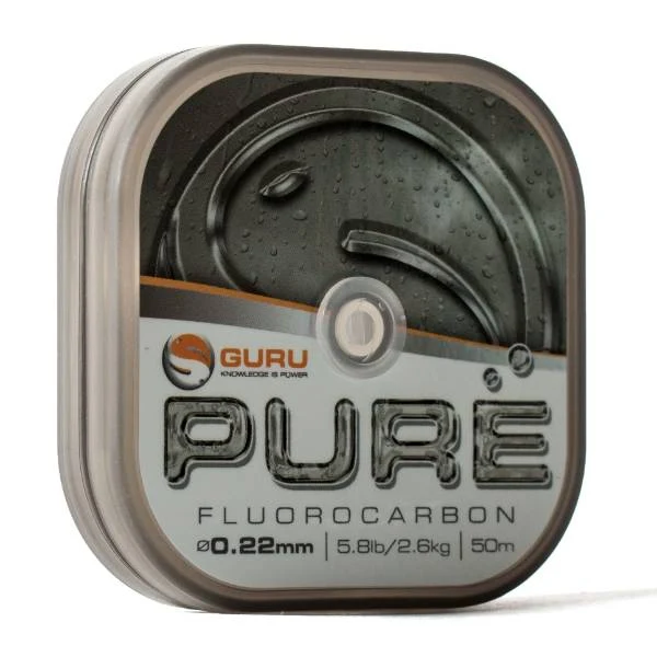 Guru Pure Fluorocarbon Schnur | 0.22mm | 50m