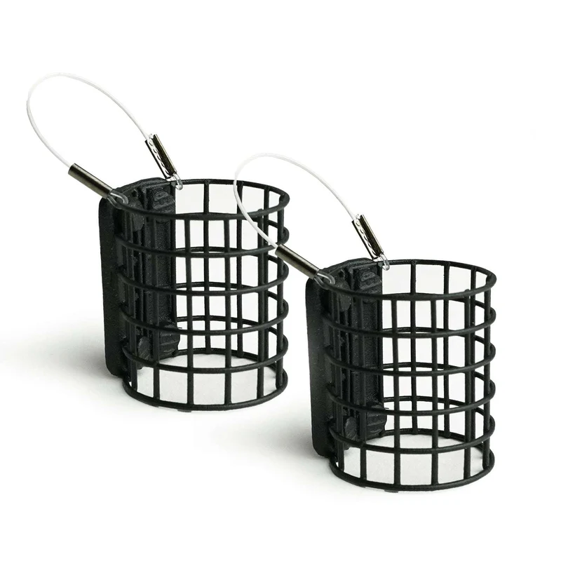 JVS Block Feederkorb Schwarz 28x34mm 20g/30g/40g - 2 Stück