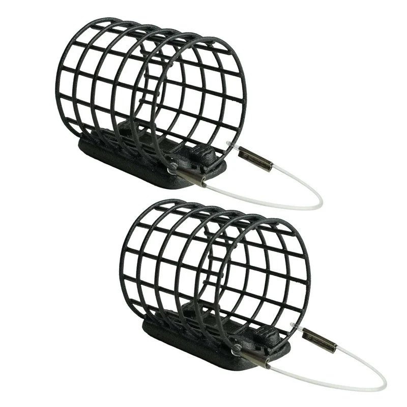JVS Block Feederkorb Schwarz 28x34mm 20g/30g/40g - 2 Stück