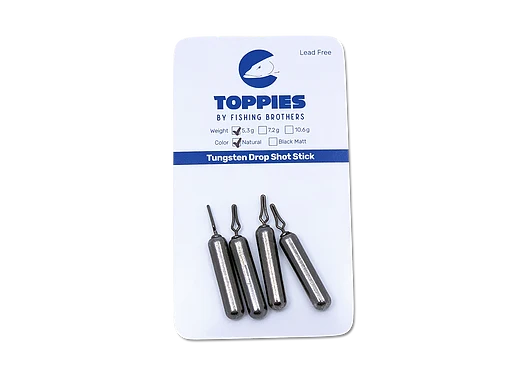 Toppies Tungsten Drop Shot Stick Natural