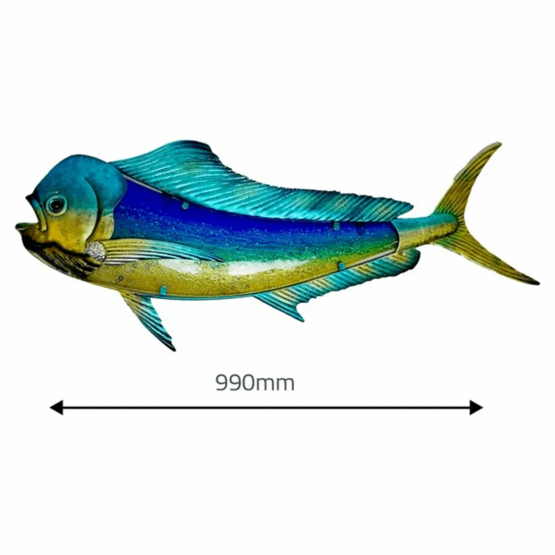 Eurocatch Dorado Wanddekoration 99cm 3D Metall & Glas Kunst