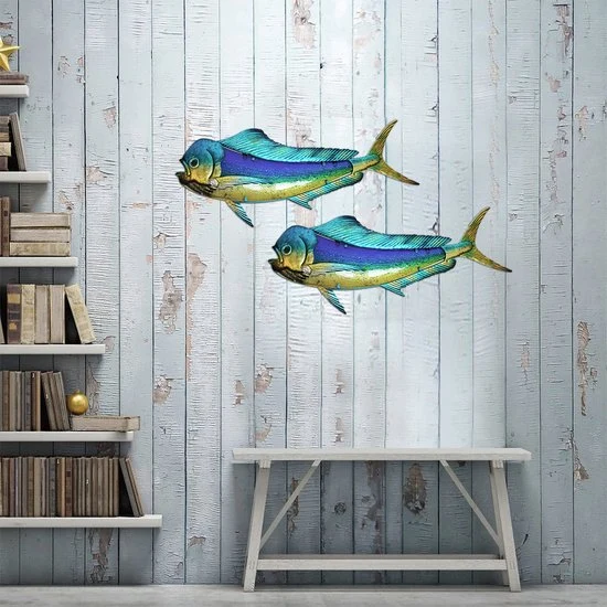 Eurocatch Dorado Wanddekoration 99cm 3D Metall & Glas Kunst