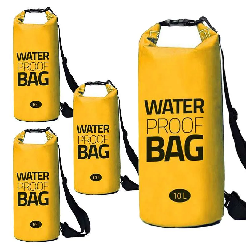 Eurocatch Dry Bag | Wasserdichte Tasche | Gelb | 10 Liter