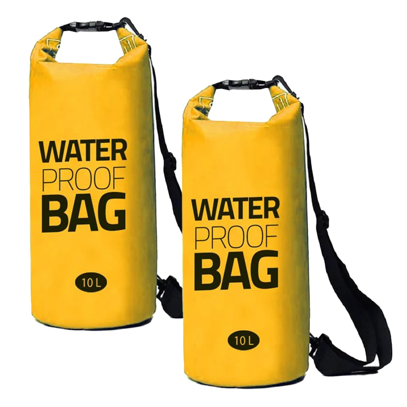 Eurocatch Dry Bag | Wasserdichte Tasche | Gelb | 10 Liter