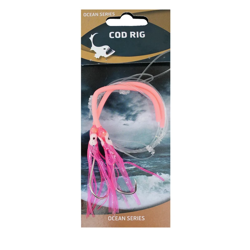 Eurocatch Dorsch-Rig Rosa Leuchtend 2 Haken 5/0