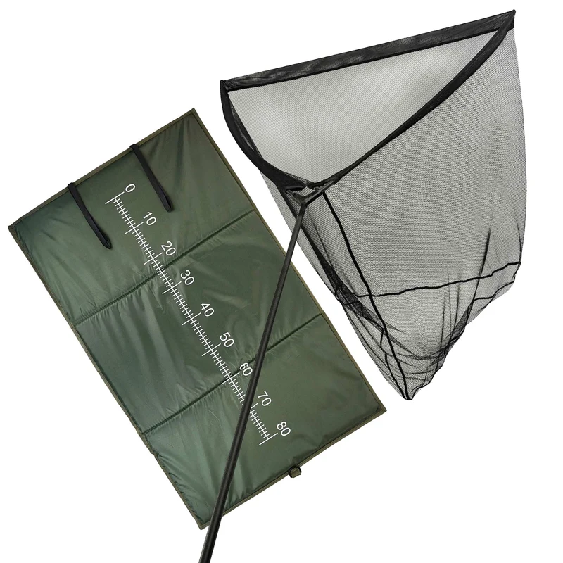 FISH-XPRO Karpfen Landungs Set – Netz & Abhakmatte