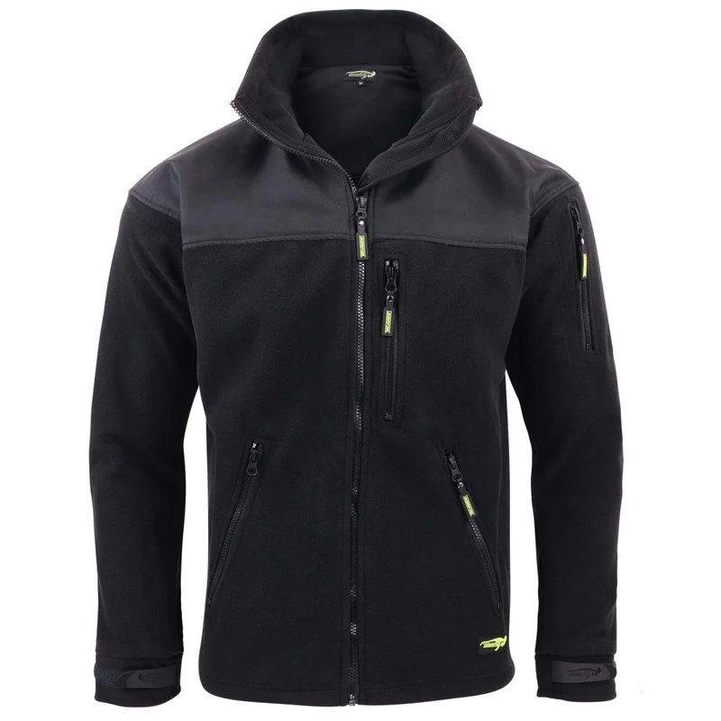 Legendfossil Fleecejacke Visby – Schwarz Grau