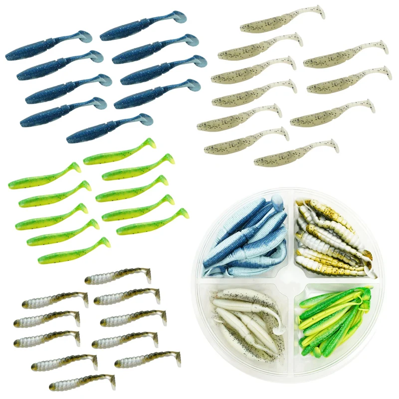 FISH-XPRO Softbait Set Wolfsbarsch (7-12cm)