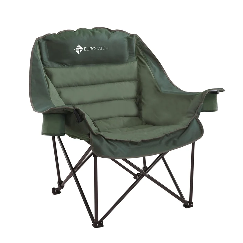 Eurocatch Comfy Club Chair XXL - Klappbar mit 2 Getränkehaltern