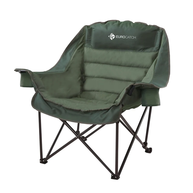 Eurocatch Comfy Club Chair XXL - Klappbar mit 2 Getränkehaltern
