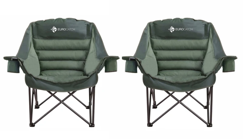 Eurocatch Comfy Club Chair XXL - Klappbar mit 2 Getränkehaltern