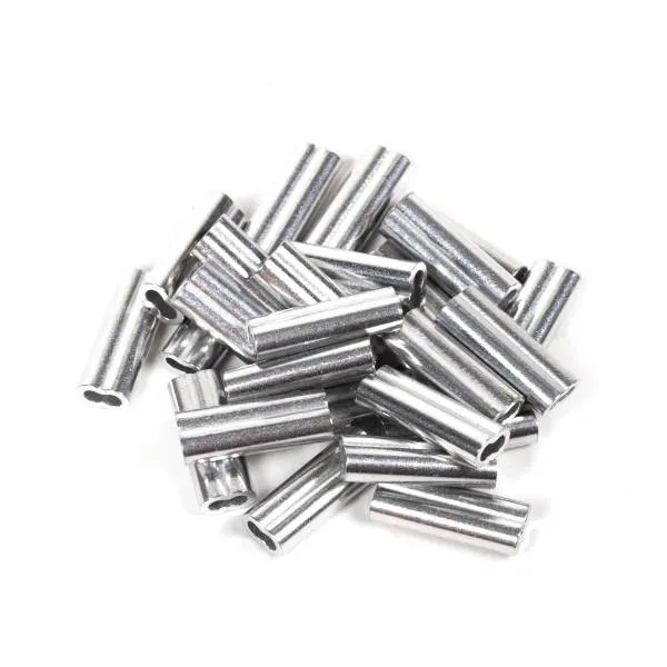 Blue Crab Alu Sleeves Double 1.5x18mm 25 Stk.