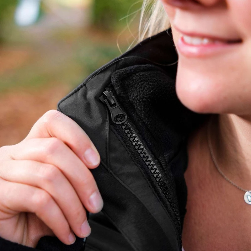 Legendfossil Outdoorjacke Kenai - Wasserdichte Outdoorjacke - Fleecefutter - Winddicht - Graphit Schwarz