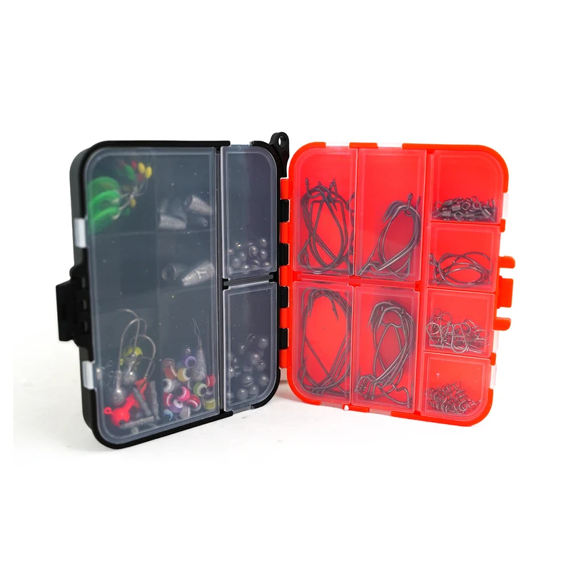 FISH-XPRO Haken & Blei Set 201-tlg. inkl. Tacklebox