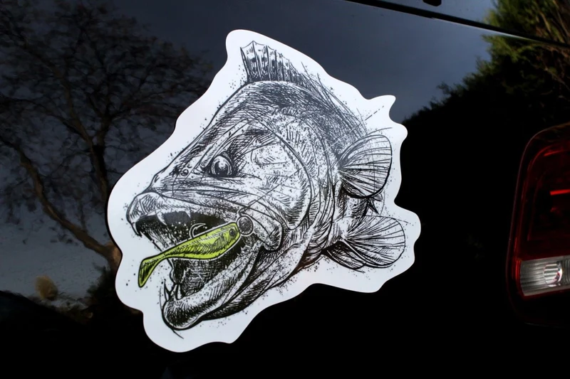 Stickerbogen Zander-Aufkleber