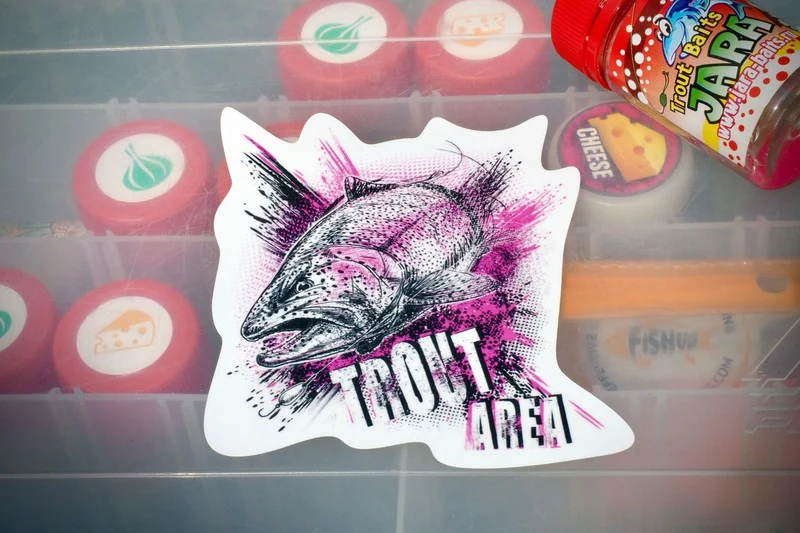 Stickerbogen Forellen-Aufkleber