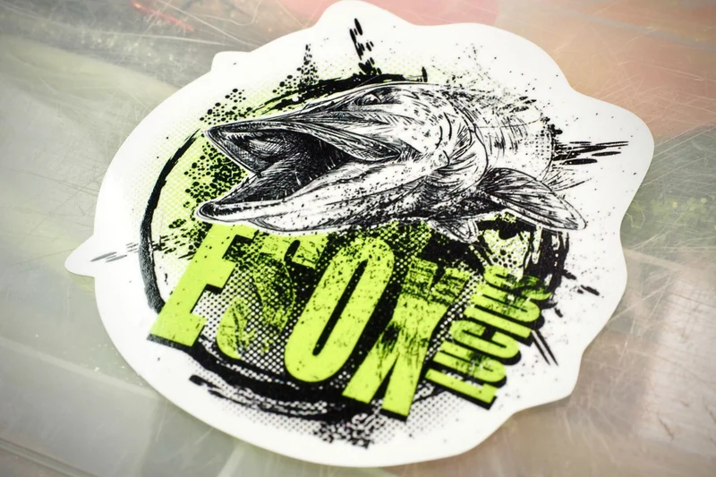 Stickerbogen Hecht-Aufkleber