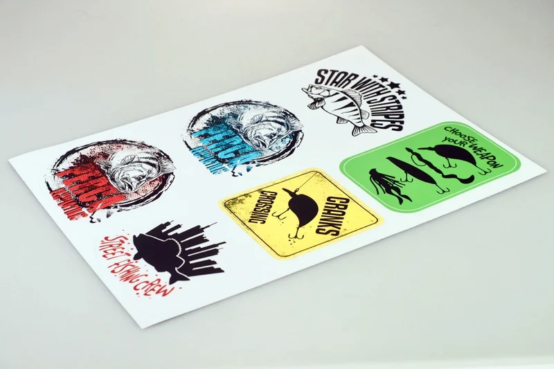 Stickerbogen Barsch-Aufkleber