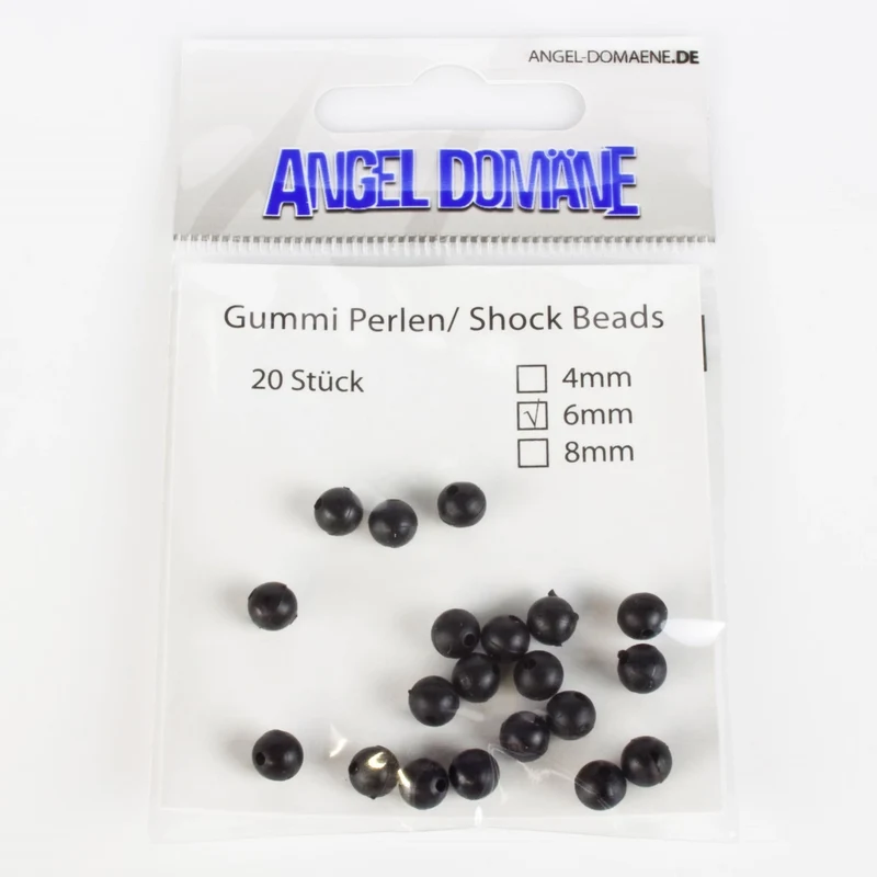 Pro Tackle Gummi Perlen (Shock Beads) – zuverlässiger Knotenschutz für starke Montagen
