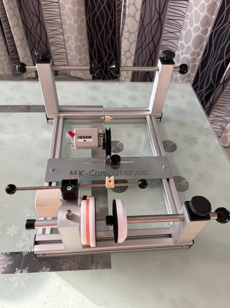 Profi-Schnurspulgerät V1 M310 | Mit mechanischem Hilß-Zählwerk & Linearführung