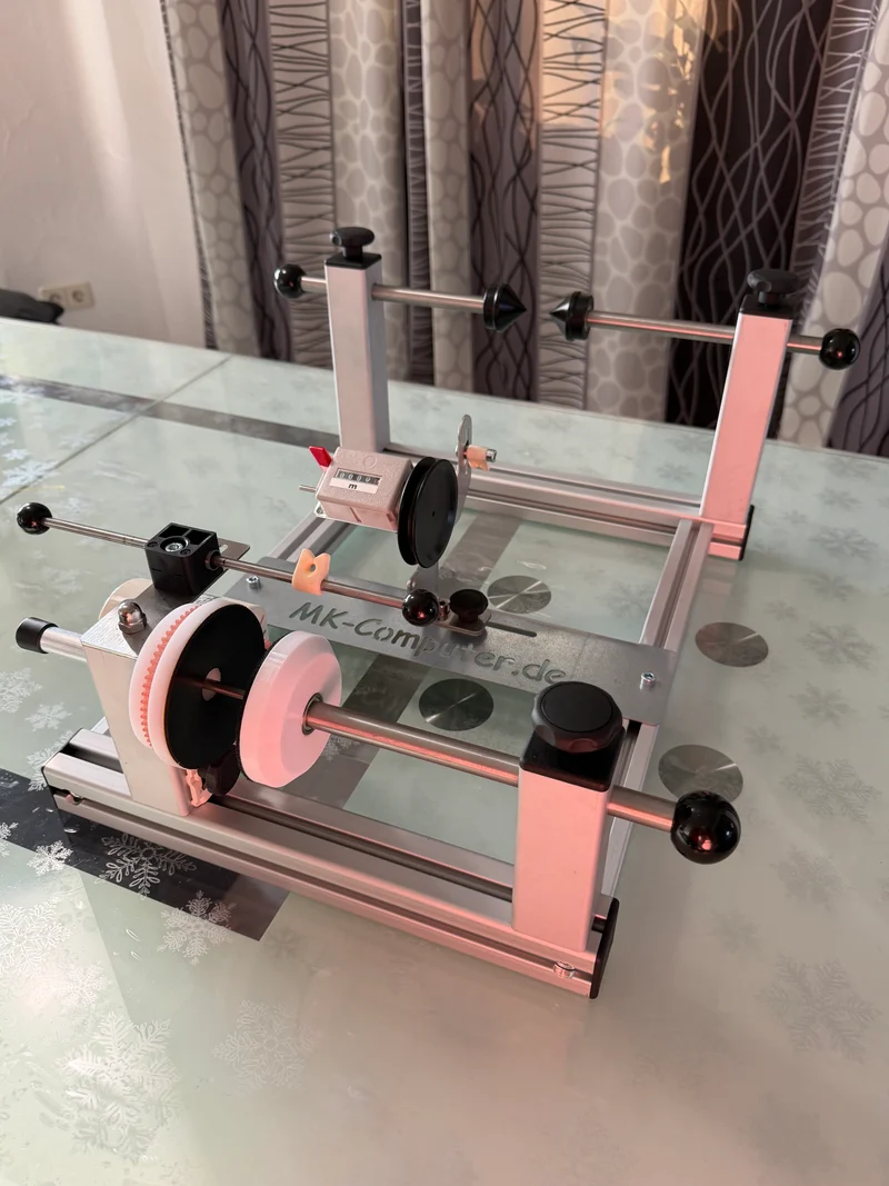 Profi-Schnurspulgerät V1 M310 | Mit mechanischem Hilß-Zählwerk & Linearführung