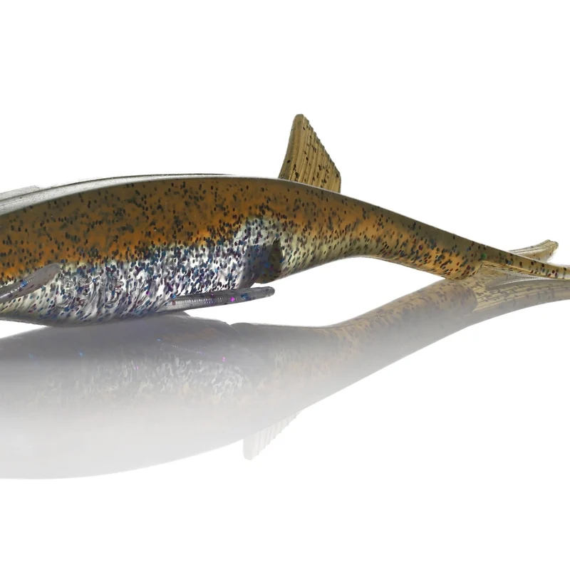 Senshu Pelaga Shad & Head Set – Profi Vertikalköder für Zander & Hecht – Pelagisch Angeln (16cm/24cm)
