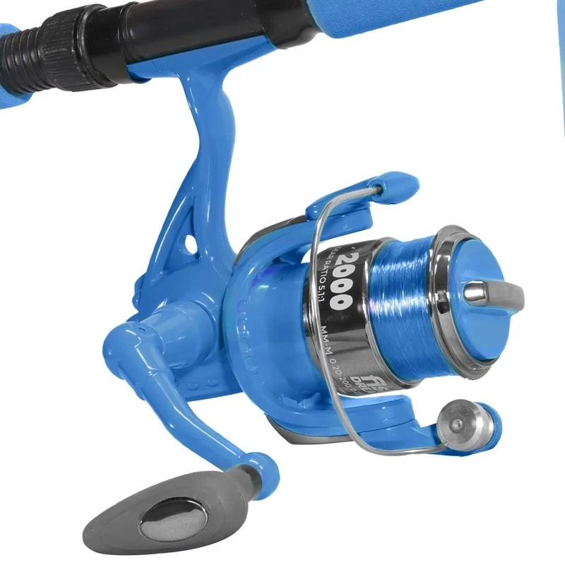 Fishdream Flashi Kids Spinnset – Kinder Angelset mit Rute & Rolle für Anfänger
