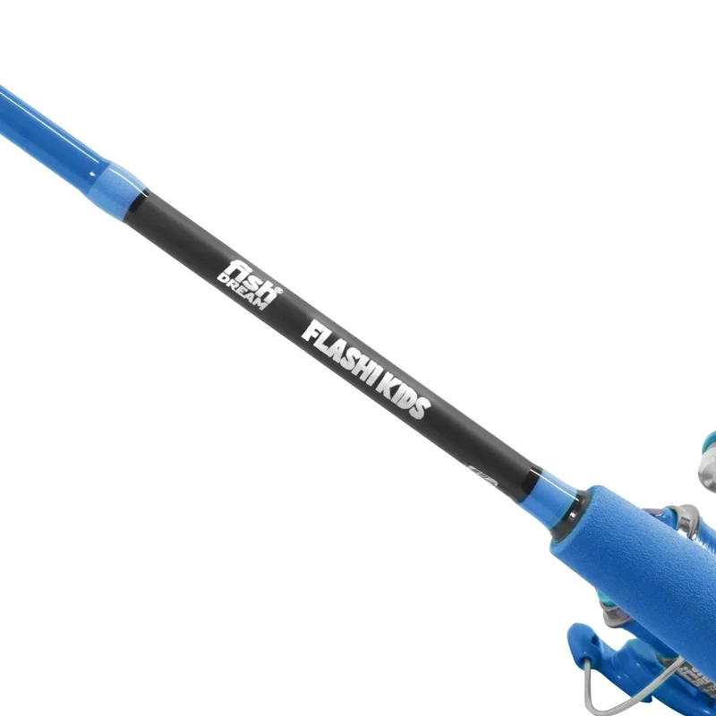 Fishdream Flashi Kids Spinnset – Kinder Angelset mit Rute & Rolle für Anfänger
