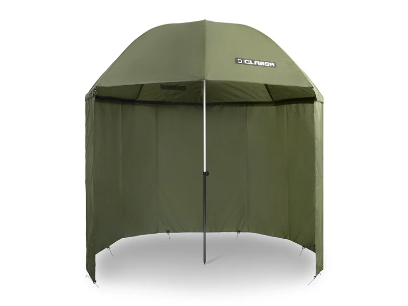 Regenschirm mit Seitenwand Delphin CLASSA – Angel- & Wetterschutz Schirm