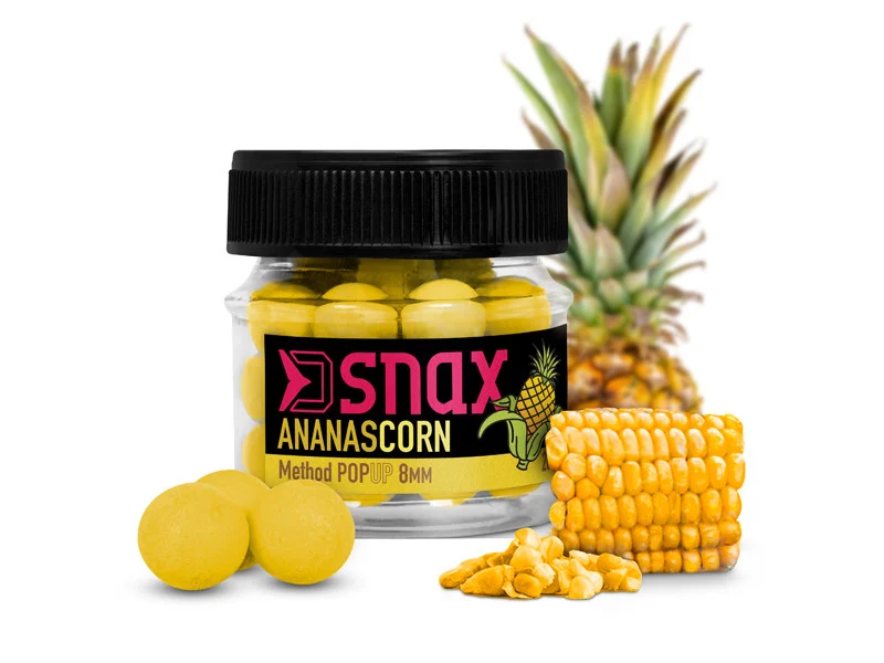 Delphin D SNAX POP 5,5mm | Mais-Ananas | Mikro Pop-Up Köder Method Feeder