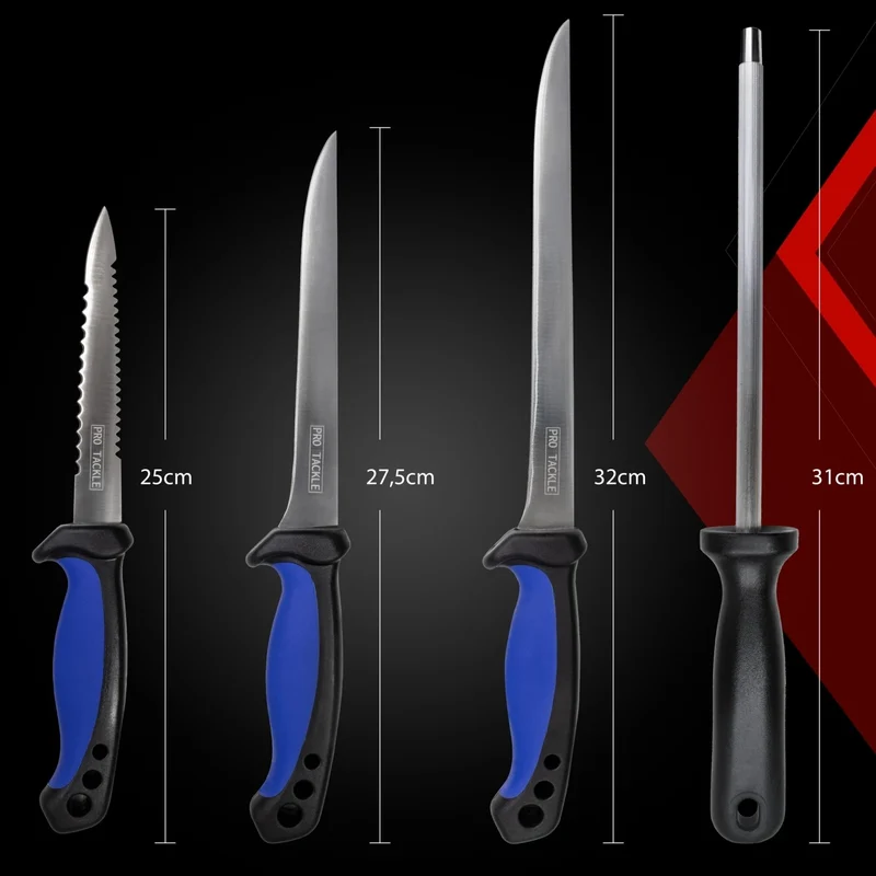 Filetiermesser Set im Koffer – Profi Filetset für Angler & Küche