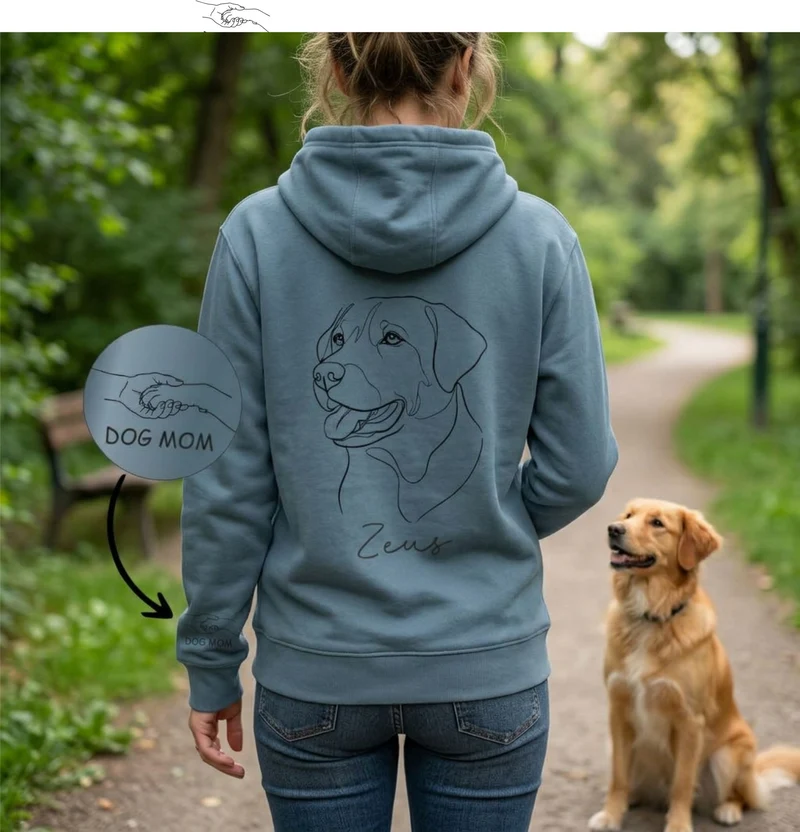 Hunde Mama Hoodie - Dog Mom Hoodie