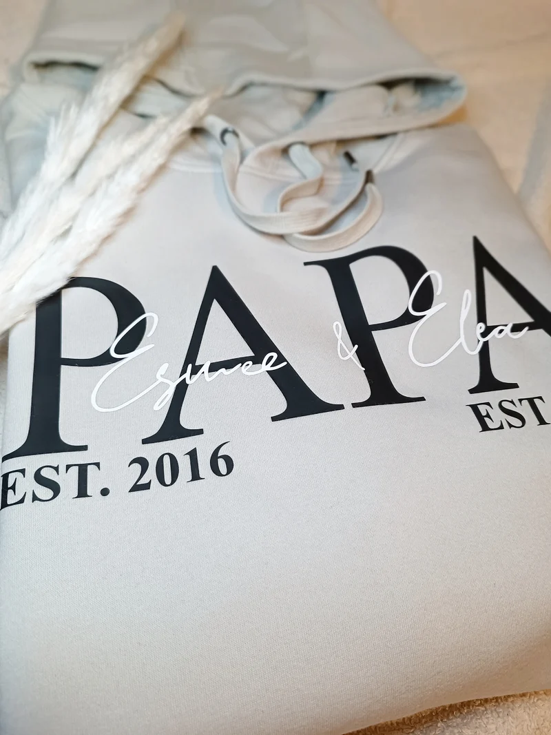 Papa Hoodie personalisiert