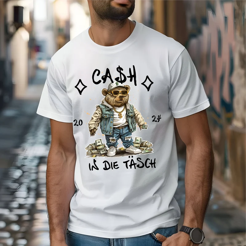 Cash in die Täsch Shirt - Money Shirt Ca$h Dollar T-Shirt