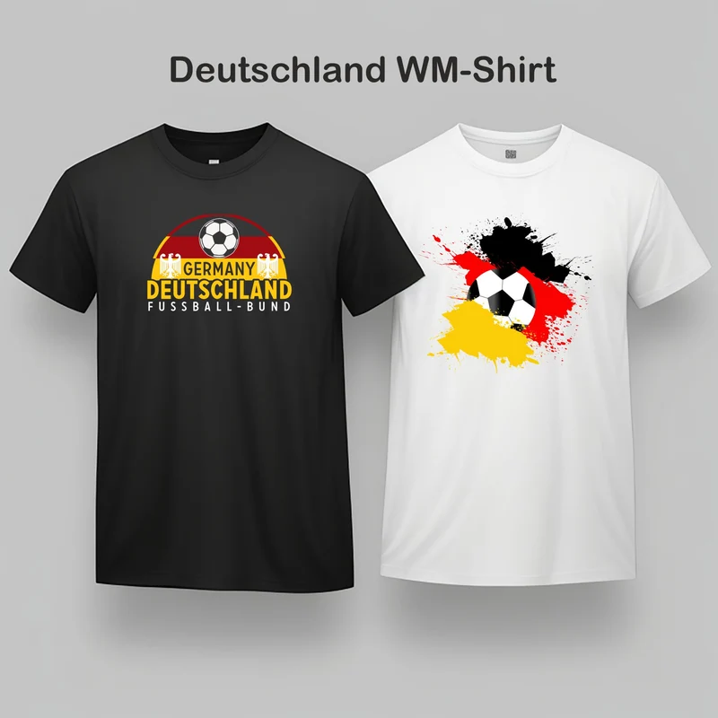 WM 2026 Shirt | Fußball WM 2026 | Deutschland Fußball Fan Shirt | Fan-Shirt Deutschland | Nationalmannschaft