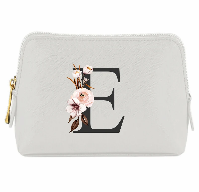 Personalisierte Kosmetiktasche mit Buchstabe