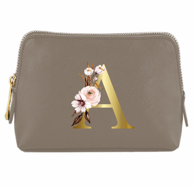 Personalisierte Kosmetiktasche mit Buchstabe