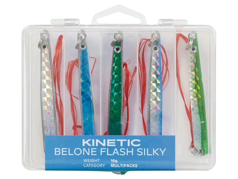 Kinetic Belone Flash Silky Hornhechtblinker Set