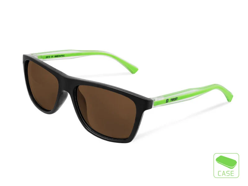 Delphin SG TWIST Polarisationsbrille – Braune Gläser für Angeln & Outdoor