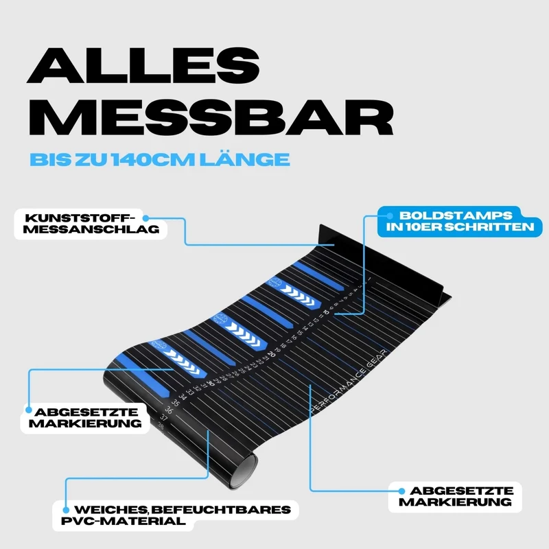 Pro Tackle STRIKE Measure Tape – Messband für Raubfischangler