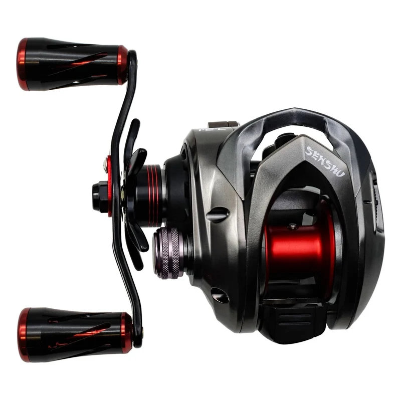 Senshu Psycho Low Profile Cast – Baitcaster Rolle für modernes Raubfischangeln