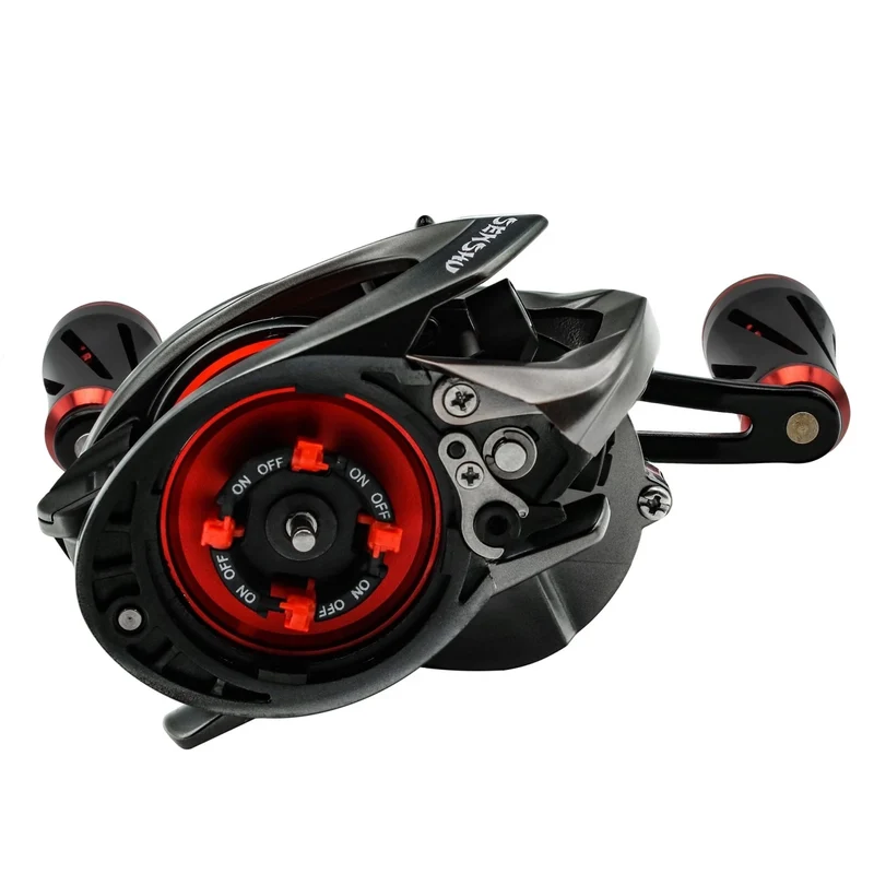 Senshu Psycho Low Profile Cast – Baitcaster Rolle für modernes Raubfischangeln