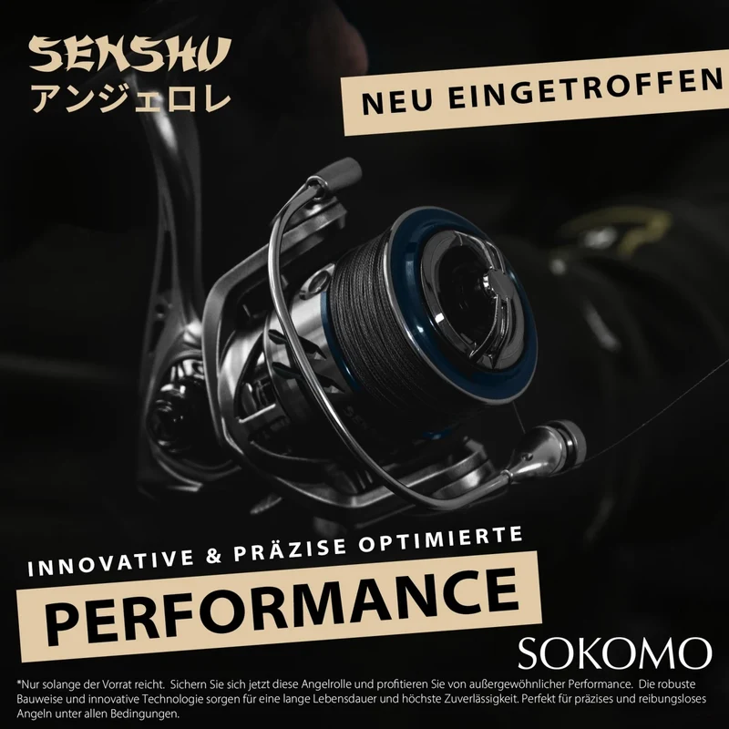 Senshu Sokomo Spinnrolle – Leichte & starke Rolle fürs Raubfischangeln