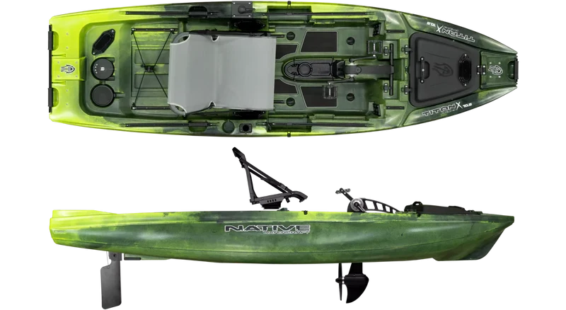 Native Watercraft TitanX Propel 10.5 – Kompaktes Premium Fishing Kayak