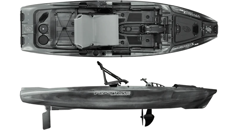 Native Watercraft TitanX Propel 10.5 – Kompaktes Premium Fishing Kayak