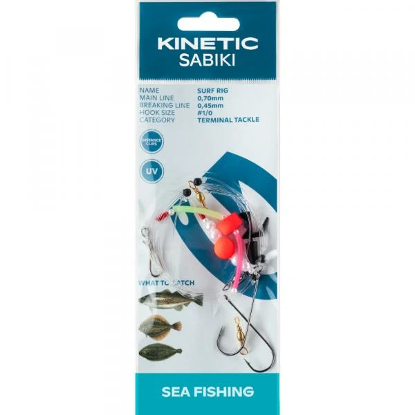 Brandungsvorfach Sabiki Surf Rig Plattfischvorfach
